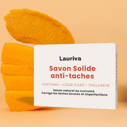 Savon Anti-Taches 100% naturel au Curcuma